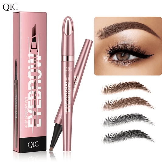 ✨Waterproof Micro-Fork Eyebrow Pencil, Long-Lasting Brow Pen for Natural Hair-Like Strokes