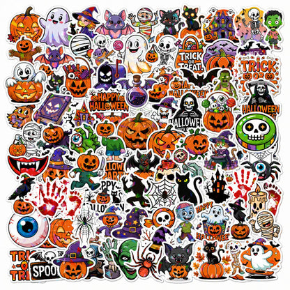 🎃 Holographic Halloween Sticker Pack — Add Spooky Sparkle Everywhere! 👻✨