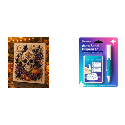 👻✨ Halloween Pearl Art DIY Kit – Turn Tiny Pearls into Spooky-Cute Magic