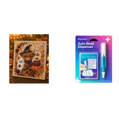 👻✨ Halloween Pearl Art DIY Kit – Turn Tiny Pearls into Spooky-Cute Magic