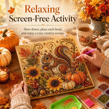 🍂💎 Autumn Pearl Painting Kit – Relaxing DIY Craft to Create Sparkling Fall Artwork 🖌️