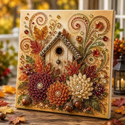 🍂💎 Autumn Pearl Painting Kit – Relaxing DIY Craft to Create Sparkling Fall Artwork 🖌️
