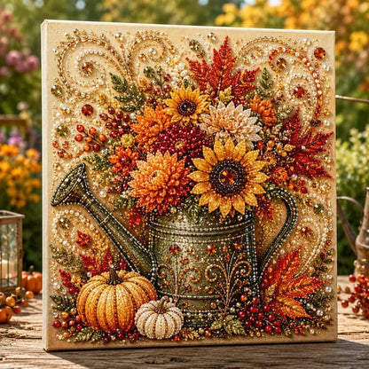 🍂💎 Autumn Pearl Painting Kit – Relaxing DIY Craft to Create Sparkling Fall Artwork 🖌️