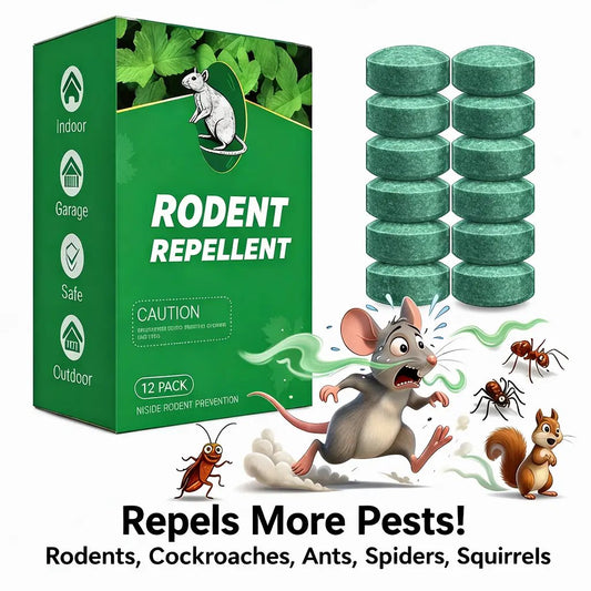 🔥LAST DAY 50% OFF🔥🌿Natural Peppermint Rodent Repellent Balls (12 Pack) 🚫Keep Rats, Mice & Pests Away Safely✅