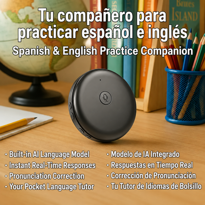 Spanish & English Practice Companion – Supports 165 Languages