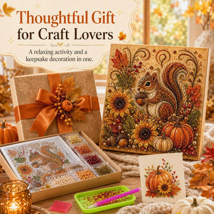 🍂💎 Autumn Pearl Painting Kit – Relaxing DIY Craft to Create Sparkling Fall Artwork 🖌️