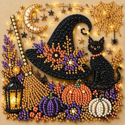 👻✨ Halloween Pearl Art DIY Kit – Turn Tiny Pearls into Spooky-Cute Magic