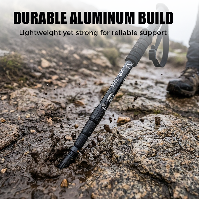⛰️ LIMITED-TIME 50% OFF! 🌲 Adjustable Trekking Pole – 6160 Aluminum Alloy, Shock-Absorbing, Lightweight 🥾